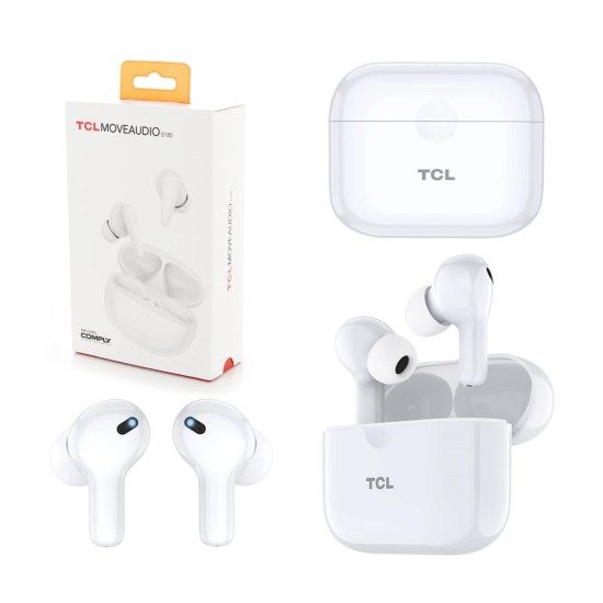 TCL MOVEAUDIO S108 (TW08) WIRELESS BLUETOOTH EARPHONES WHITE TCL MOVEAUDIO S108 (TW08) WIRELESS BLUETOOTH EARPHONES WHITE